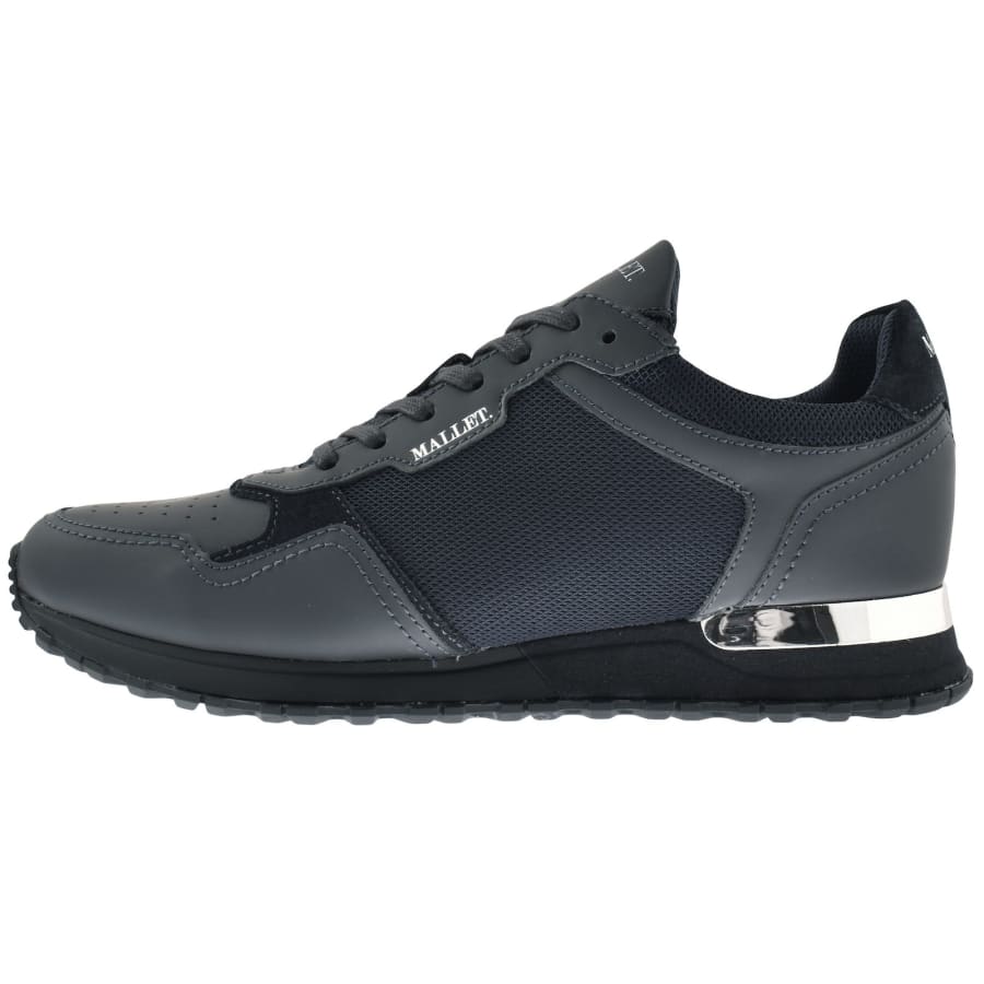 Mallet Lowman Trainers Navy Mainline Menswear Denmark